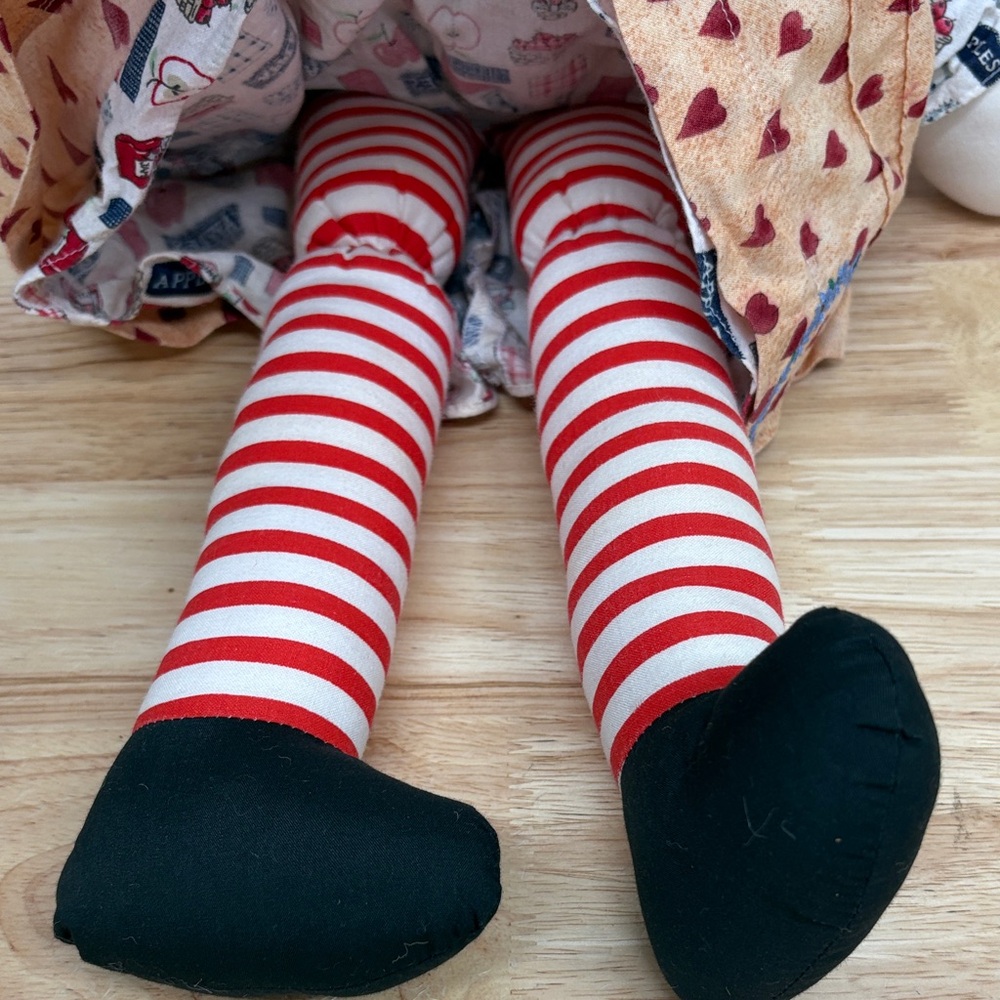22” Vintage Rag Doll Handmade Raggedy Ann From 1999 - Picture 4 of 9